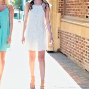 White lace dress